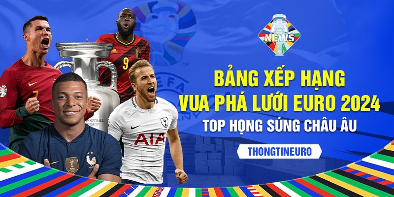 Bảng xếp hạng vua phá lưới Euro 2024 - TOP họng súng Châu Âu