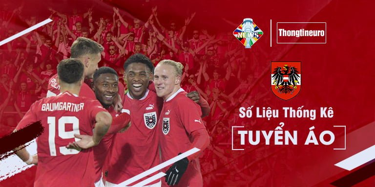 Số liệu thống kê tuyển Áo