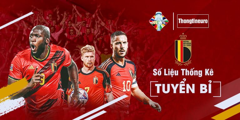 Số liệu thống kê tuyển Bỉ