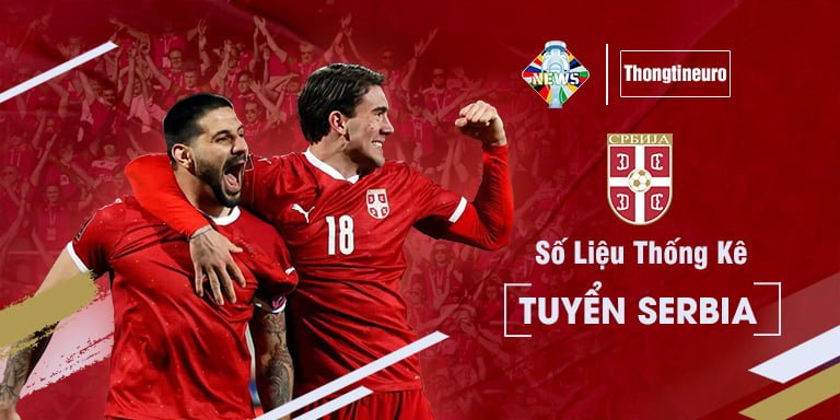 Số liệu thống kê tuyển Serbia