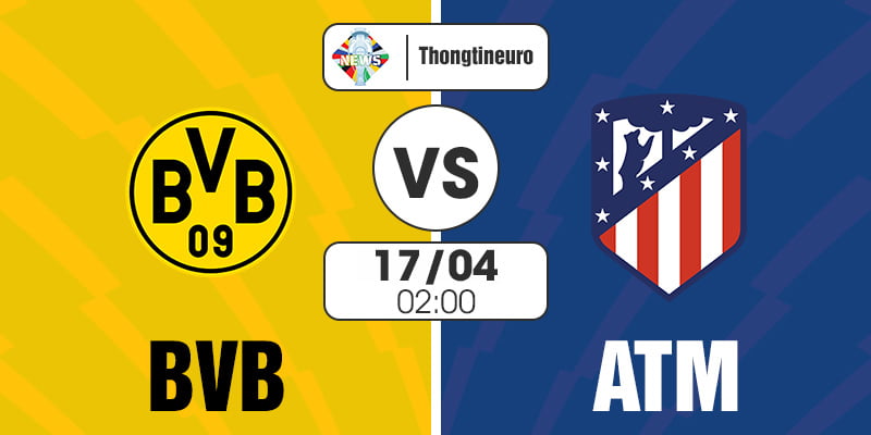 Nhận định Dortmund vs Atletico 02h00 ngày 17/04 - Tứ kết C1