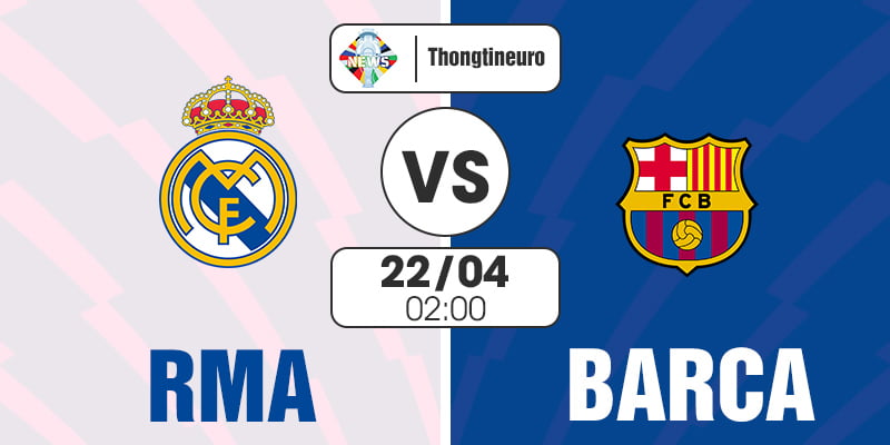 Nhận định La Liga: Real Madrid vs Barcelona 02h00 ngày 22/04
