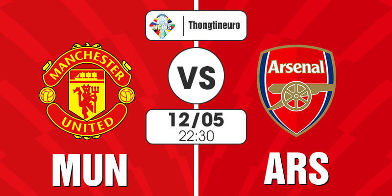 Nhận định Man United vs Arsenal 22h30 ngày 12/5 Vòng 37 EPL