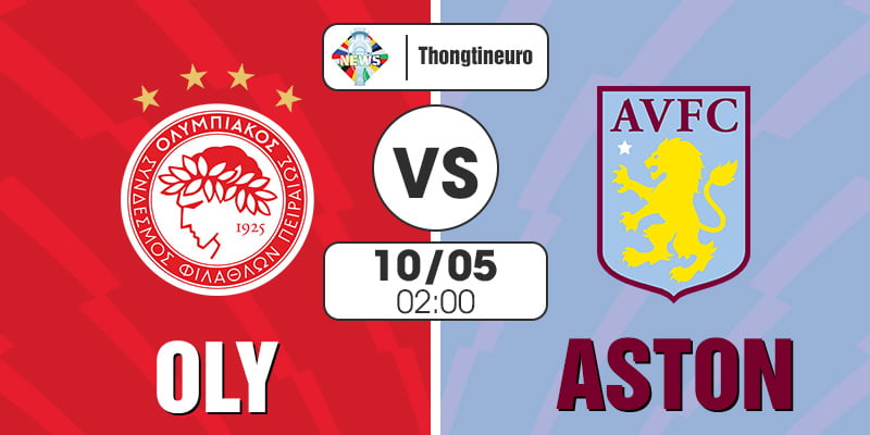 Nhận định Olympiakos vs Aston Villa 02h00 ngày 10/5 - C3
