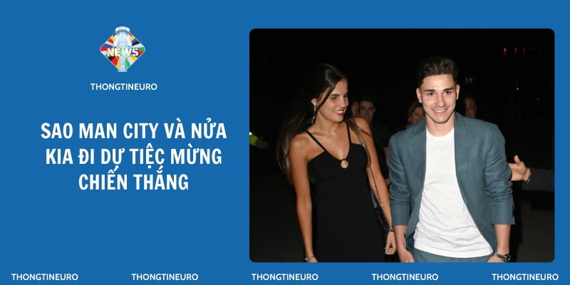 Sao Man City và nửa kia đi dự tiệc mừng chiến thắng